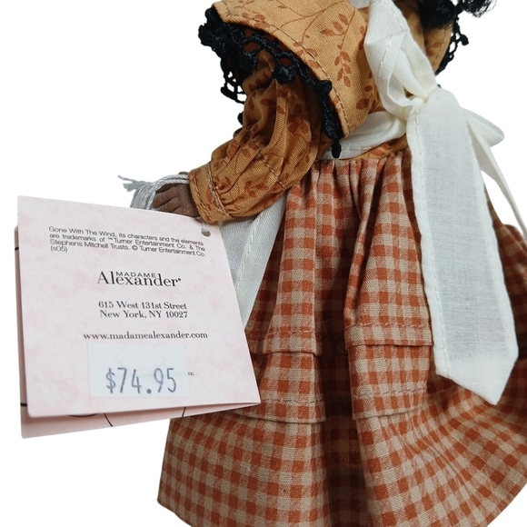 Rare HTF Madame Alexander Prissy 8" Gone With The Wind Doll Boots Scarf #39985 - Picture 10 of 10